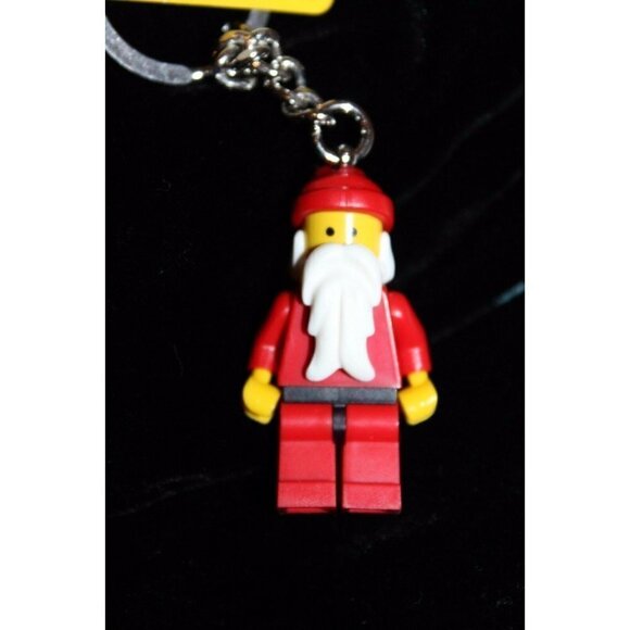 Lego Minifig Keychain Backpack Bag Charm 850150 Holiday Christmas Santa New NWT - Picture 4 of 6